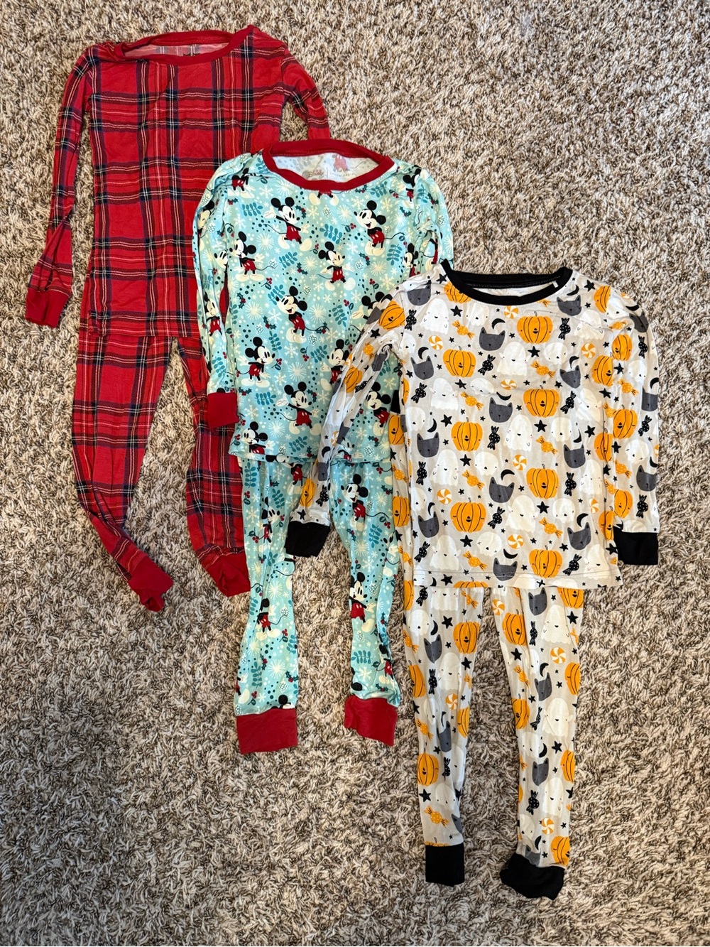 Little Sleepies Holiday Lot - Size 3T
